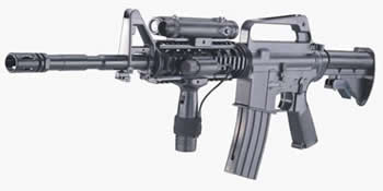 m16 s plnou výbavou